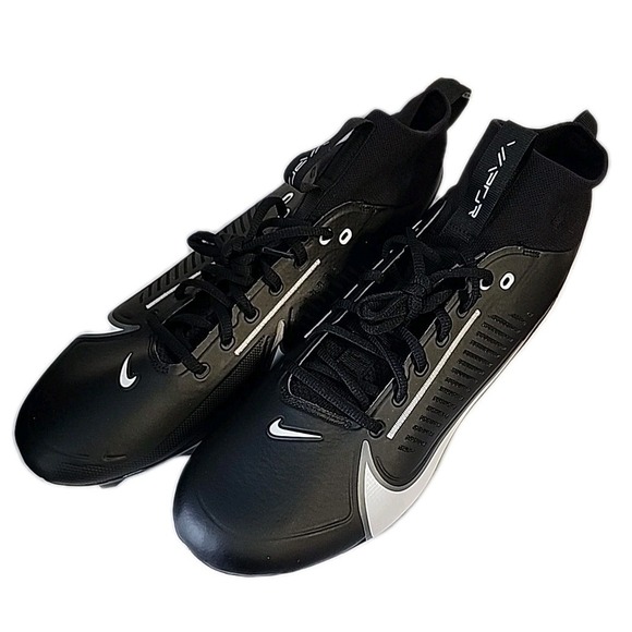 Nike Vapor Edge‎ Pro 360 2 Football Cleats Black White Men's Size 14 DA5456-001